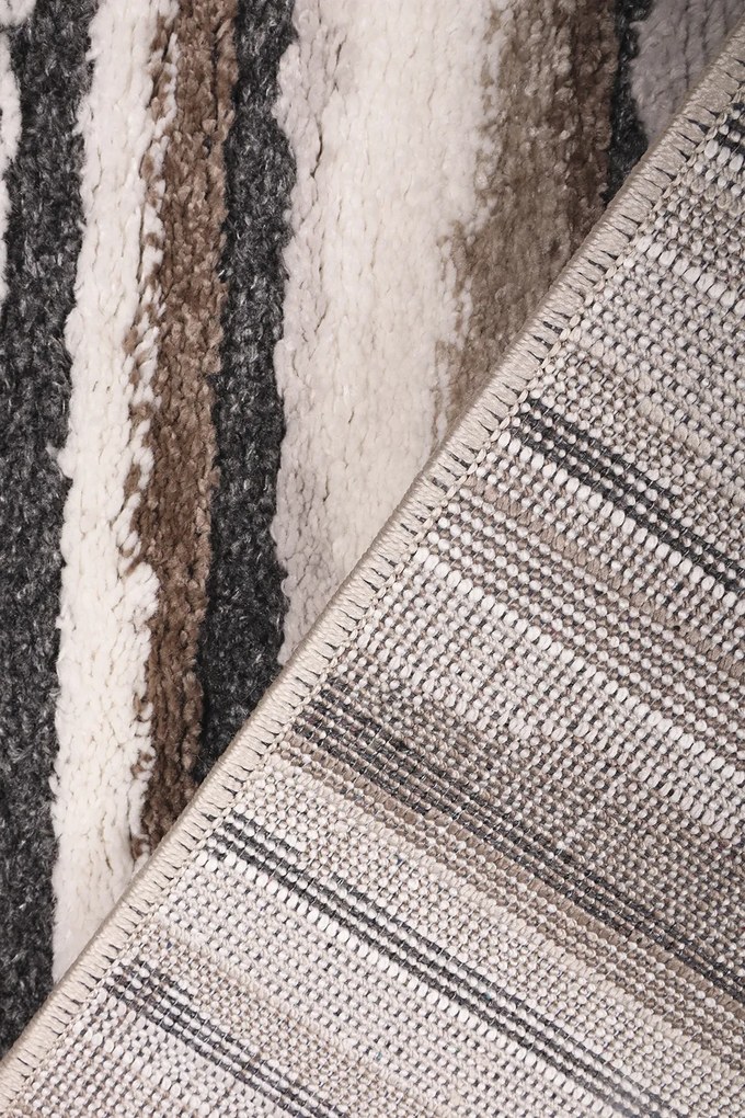 Koberec Bonanza 9202B CREAM/GREY rozmery koberec: 80x150 cm