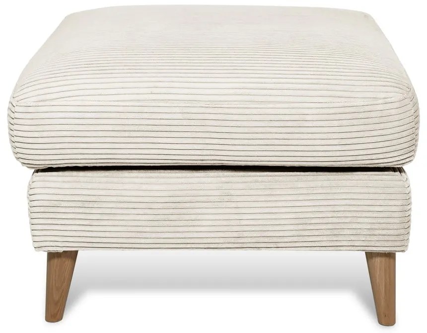 Biela menčestrová podnožka Paris – Scandic