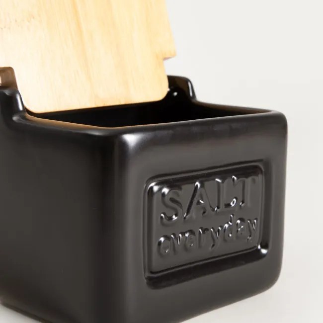 Nádoba SYLAN na soľ, čierna 757402