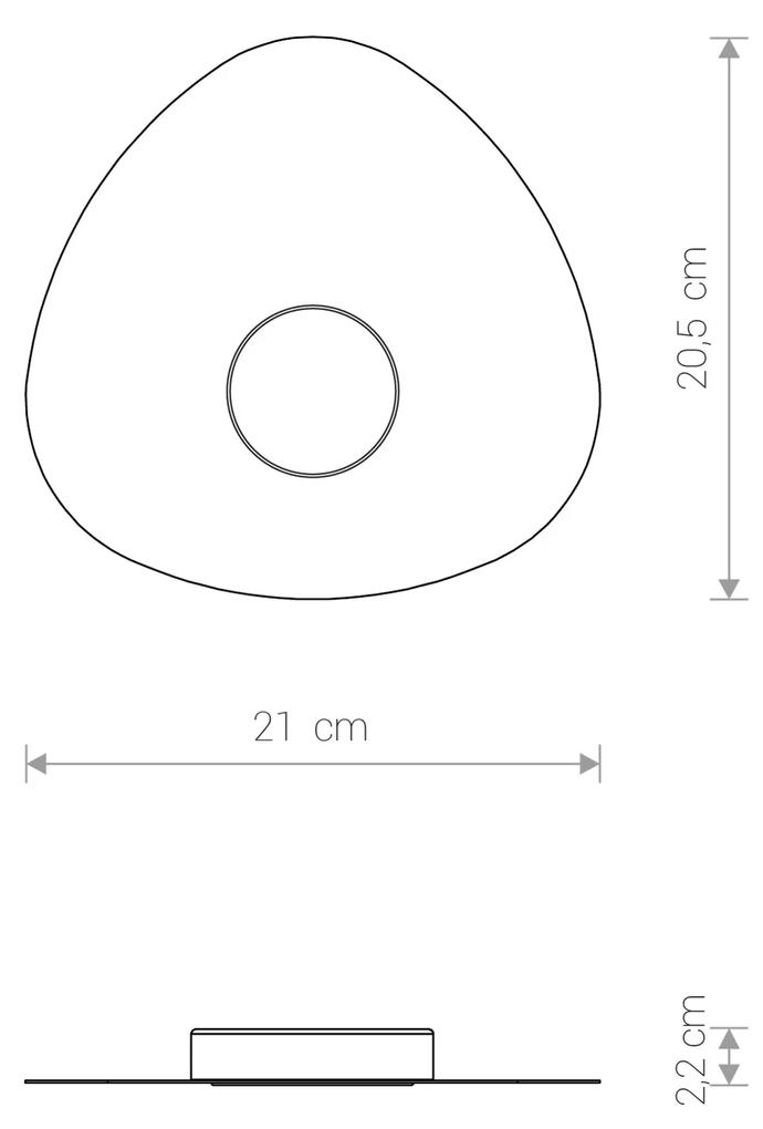 NOWODVORSKI Stropné dizajnové osvetlenie ORGANIC, 1xGX53, 12W, biele