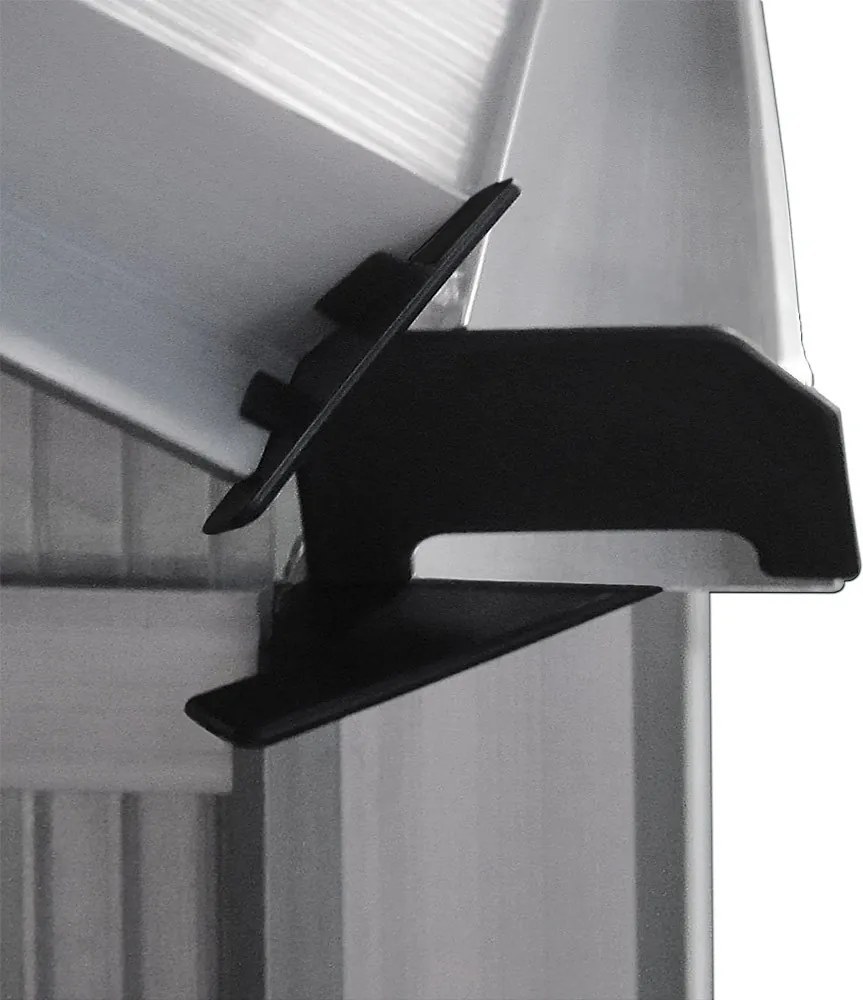 Jurhan Záhradný skleník z polykarbonátu Aluminium M3 - 250 x 190 x 190 cm bez zakladne