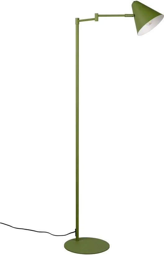 Zelená stojacia lampa s ohýbateľnou konštrukciou (výška 126,5 cm) Cosima – Trio