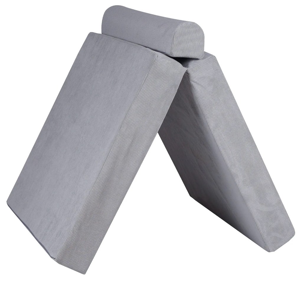 Variabilná detská pohovka MeowBaby® Premium, grey
