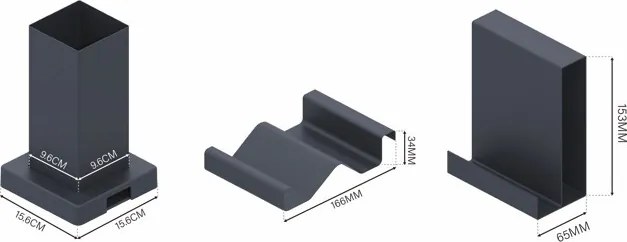 Bioklimatická pergola ECO 6x3 m, oceľ - voľne stojaca