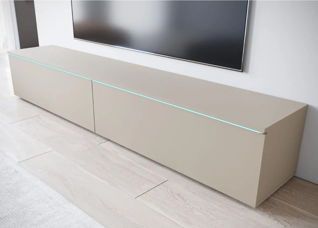 TV skrinka kašmírová LED Lowboard 180