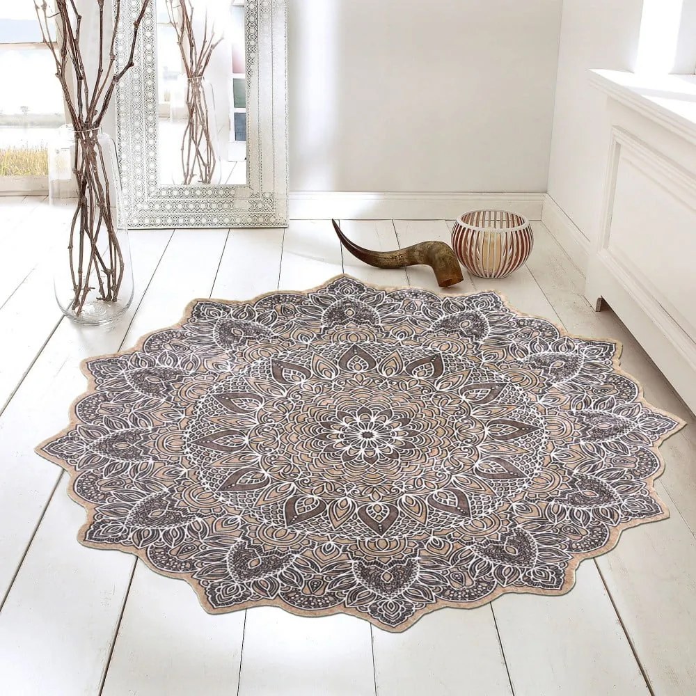 Koberec Vitaus Makissa, ⌀ 100 cm