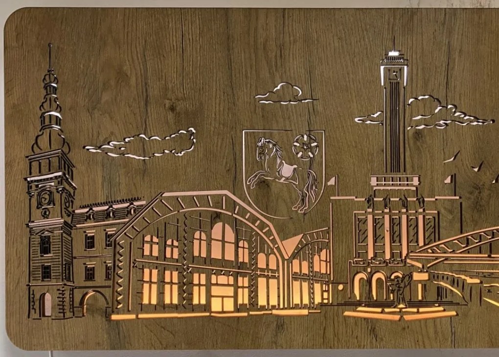 Svietiaci obraz Mesto