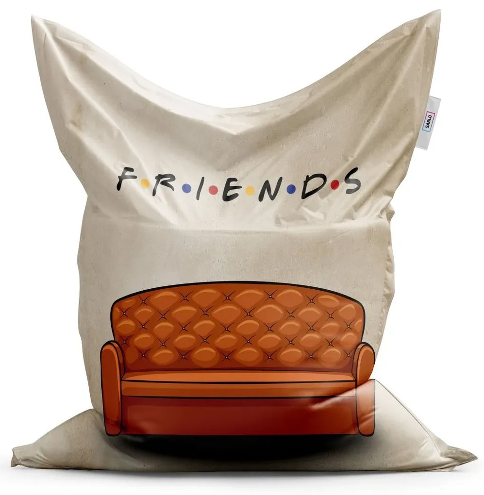 Sablio Sedací vak Seriál Priatelia FRIENDS Gauč - 200x140 cm