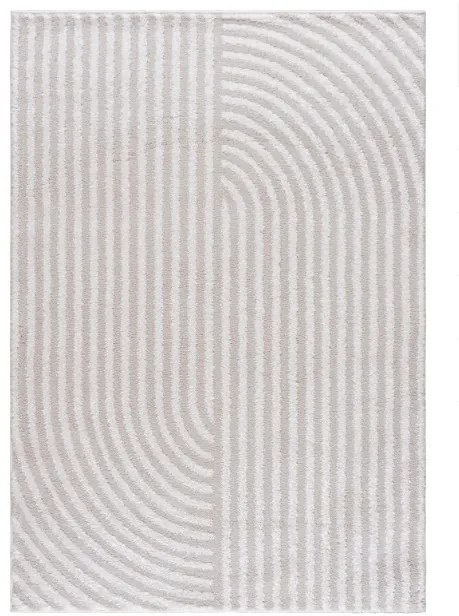 Dizajnový koberec v krémovej farbe Athos Šírka: 80 cm | Dĺžka: 150 cm