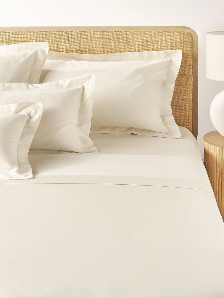 Posteľná plachta z bavlneného saténu Premium