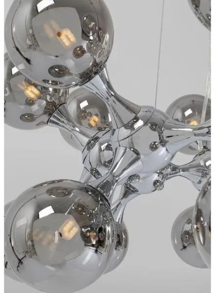 Atomic Balls visiaca lampa strieborná Ø74 cm