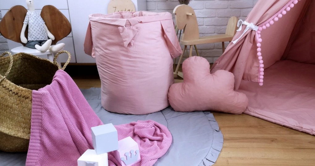 Detský stan TEEPEE (TÍPÍ) SUPERIOR s doplnkami - RUŽOVÝ