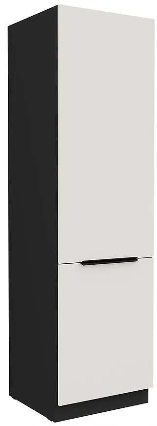 Kuchynská skrinka Aria-Wh/Bl Anti Fingerprint 60dk-210 2f