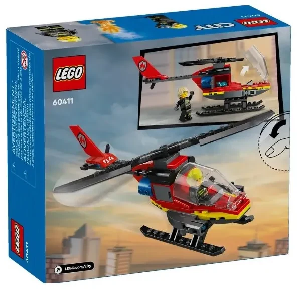 LEGO® City hasičský záchranársky vrtuľník (60411)