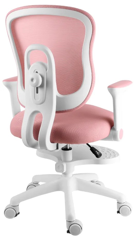 Detská rastúca stolička Neoseat MIKY — látka, ružová