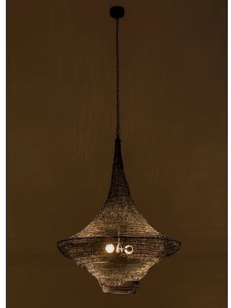 Cocoon závesná lampa čierna 89cm