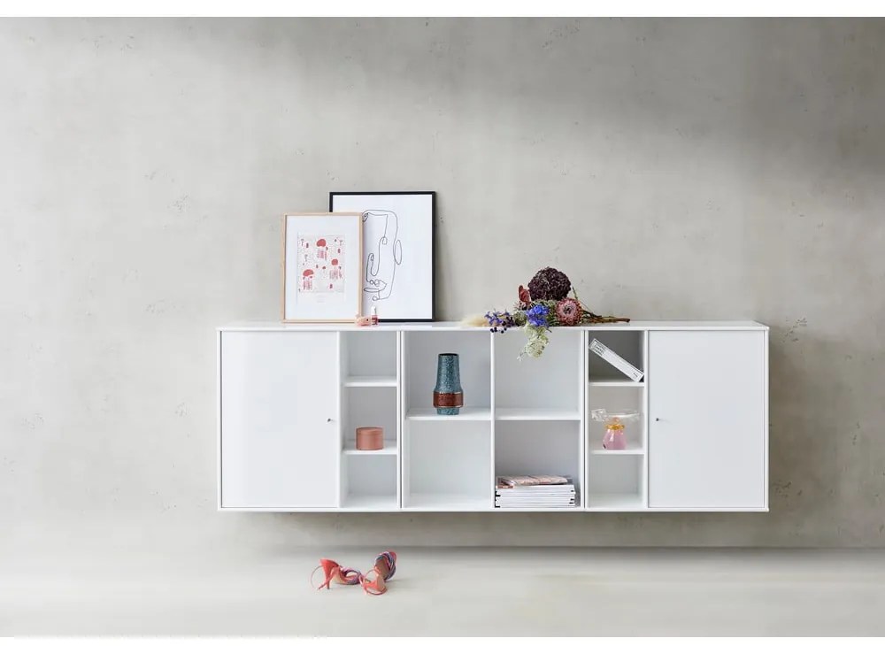 Biely modulárny policový systém 68,5x69 cm Mistral Kubus - Hammel Furniture