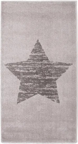 Detský sivý koberec Nattiot Lucero, 80 × 150 cm