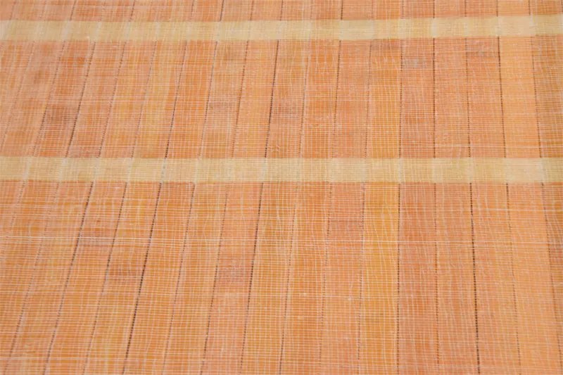 Oranžová bambusová rohož za posteľ - metráž Šírka rohože: 120 cm, Dĺžka rohože: 1200 cm