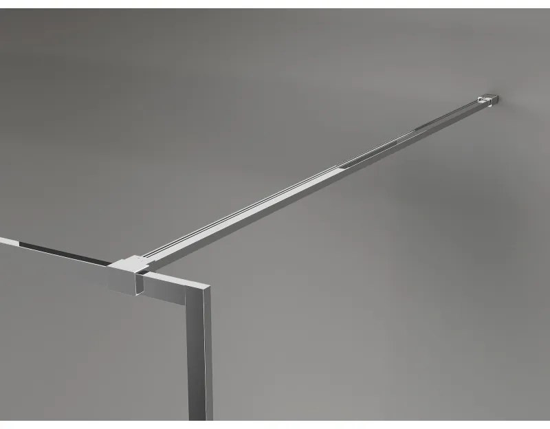 Mexen Kioto-F, sprchová zástena s rámom 80 x 202 cm, 8 mm číre sklo, chrómový profil, 800-080-104-01-00