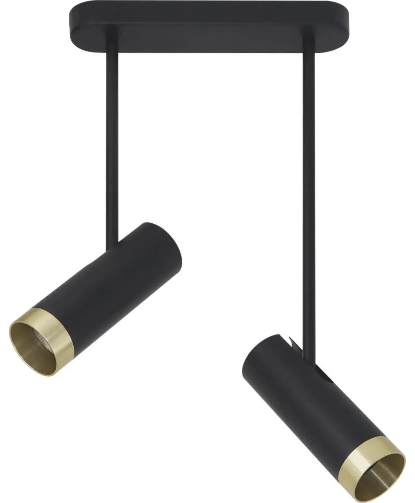 Bodové svietidlo PORTO 2xGU10/10W/230V čierna