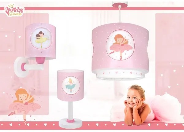 Dalber 60911 - LED detská lampička PRINCESS DANCE 1xG4/4W/230V ružová