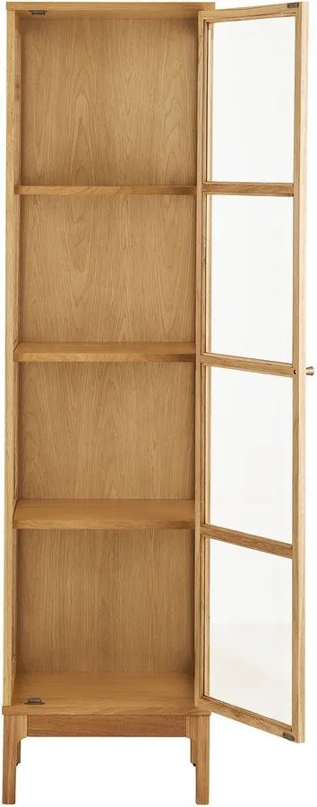 Vitrína v prírodnej farbe 47x180x40 cm Zamora – House Nordic