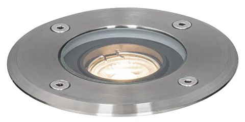 Moderné vonkajšie zemné bodové svetlo oceľ 35 mm nastaviteľné IP65 - Delux