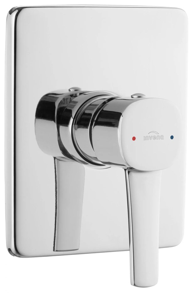 Invena Glamour Trend, podomietková sprchová/vaňová batéria 1-výstupová, chrómová, BP-02-CK1-V