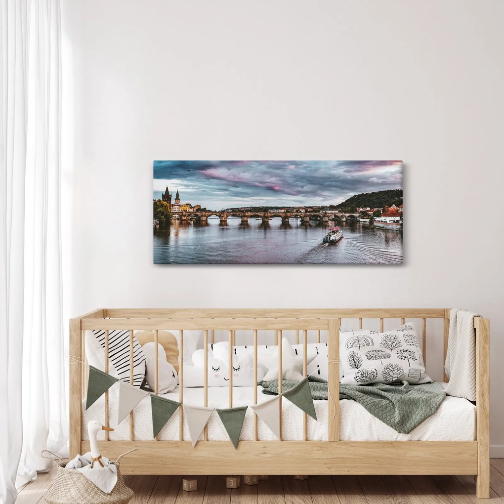 Obraz Vltavy (120x50 cm)