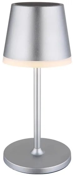 Globo 36637SM - LED Solárne svietidlo LED/0,6W/3V 3000K IP44 matný chróm