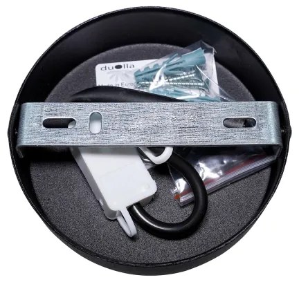 Duolla - Stropné svietidlo DUO 1xE27/40W/230V pr. 40 cm zelená/zlatá