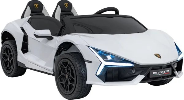 Elektrické autíčko Lamborghini Revuelto XL STRONG biele