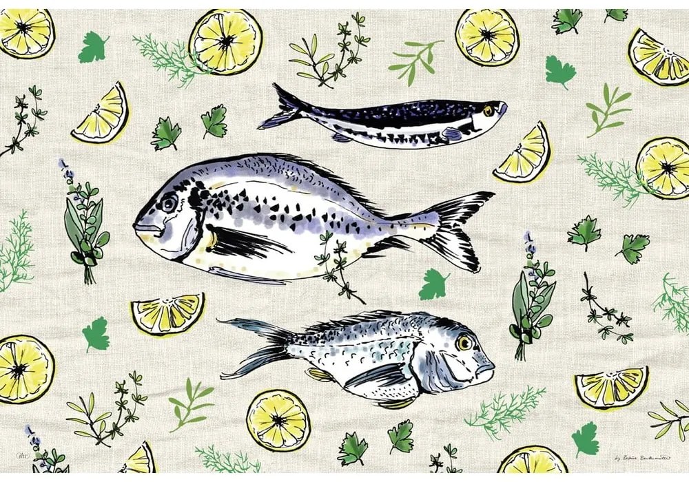 Plastové prestieranie 43x29 cm Fischliebe - IHR