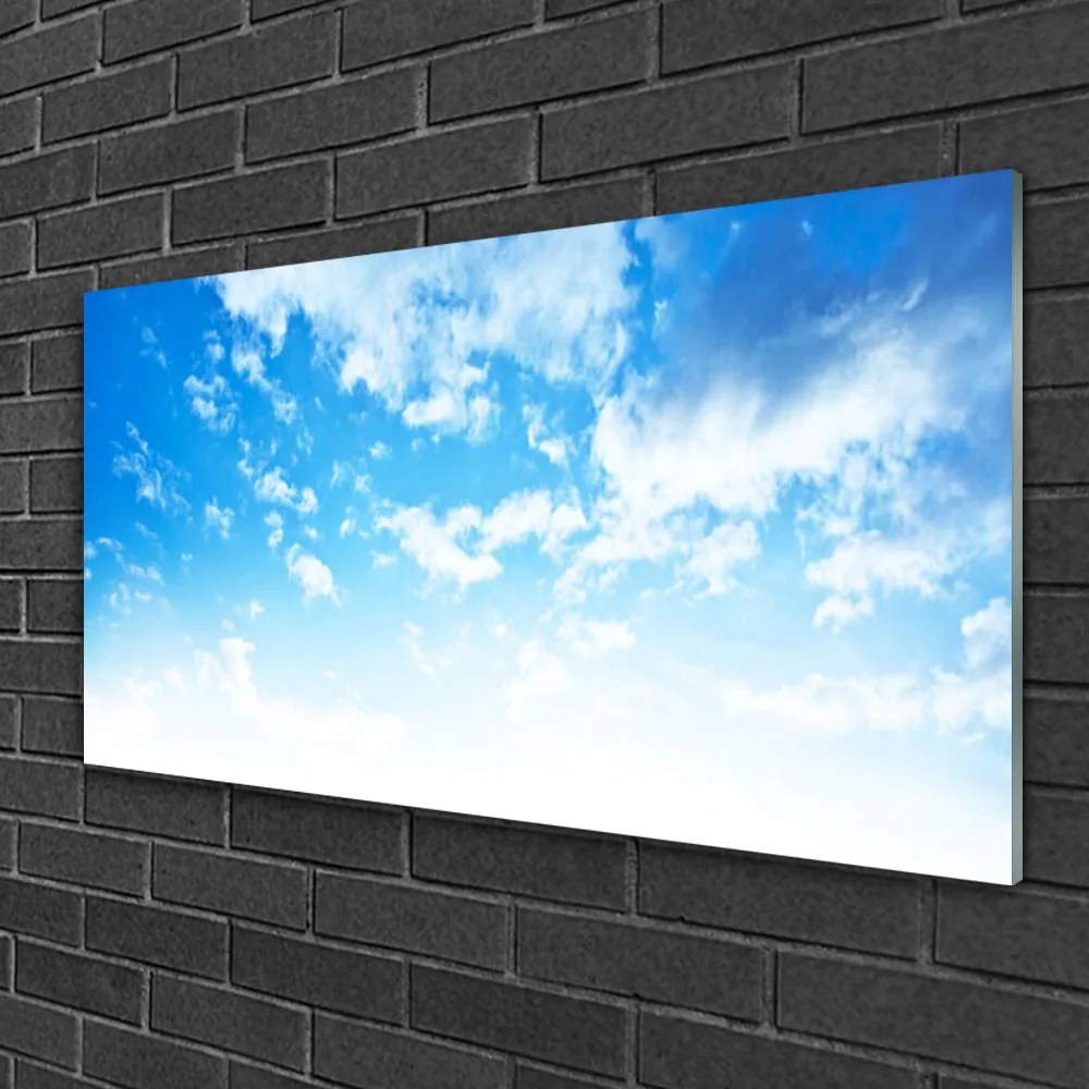 Obraz na skle Nebo mraky príroda 100x50 cm