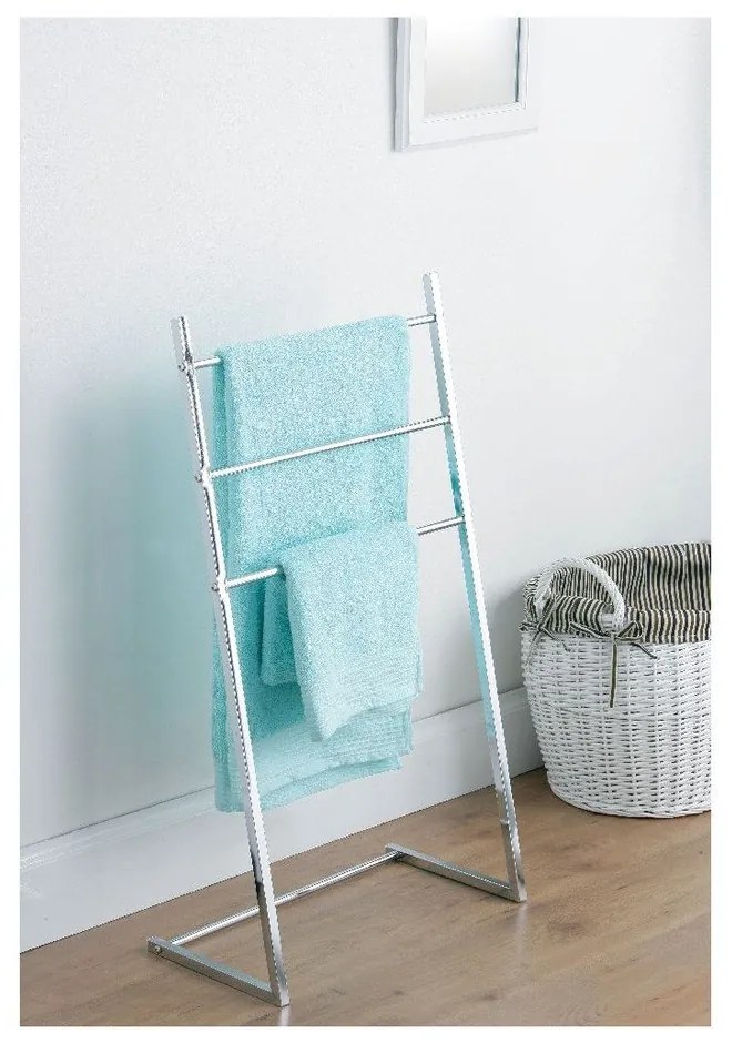 Stojan na uteráky z pochrómovanej ocele v striebornej farbe – Premier Housewares