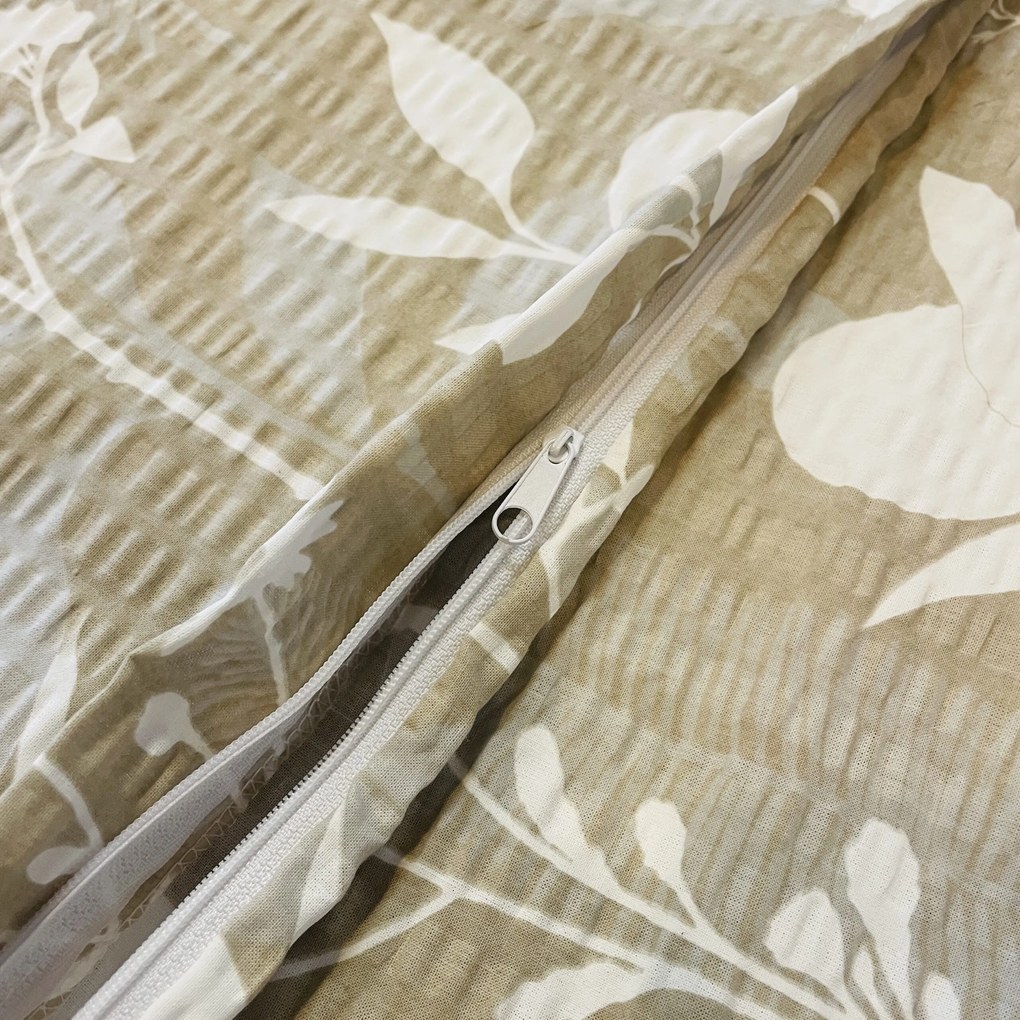 Obliečky krepové Meadow TiaHome - 1x Vankúš 90x70cm, 1x Paplón 140x200cm