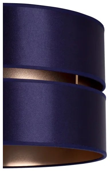 Duolla - Luster na lanku DUO 1xE27/15W/230V pr. 40 cm modrá/zlatá