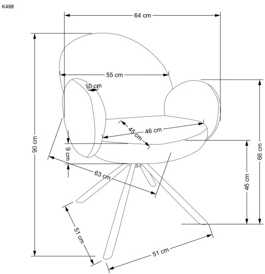 Jedálna stolička KIVA, 1 ks, sivá