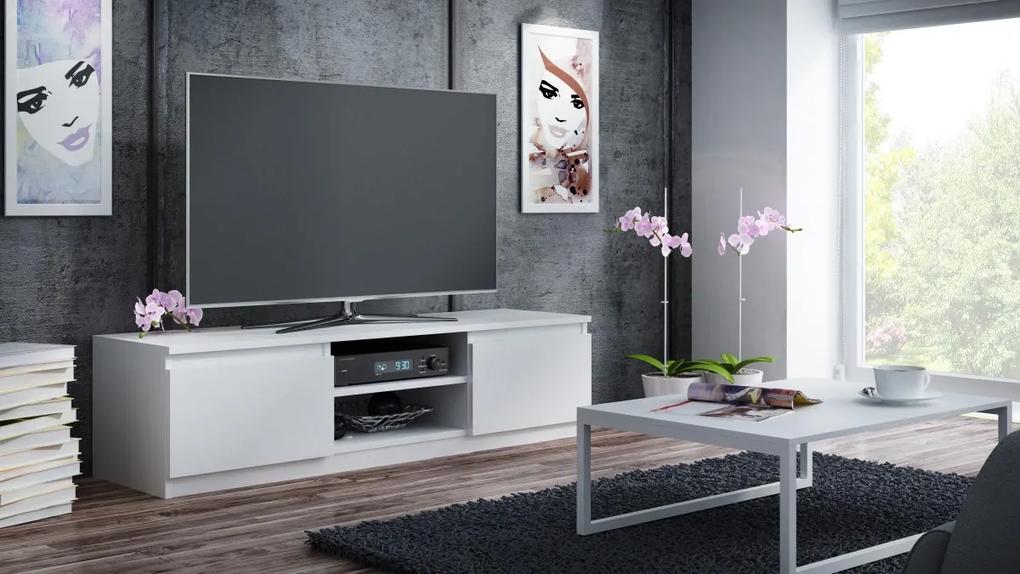 TV stolík KARO RTV LCD 140 biely
