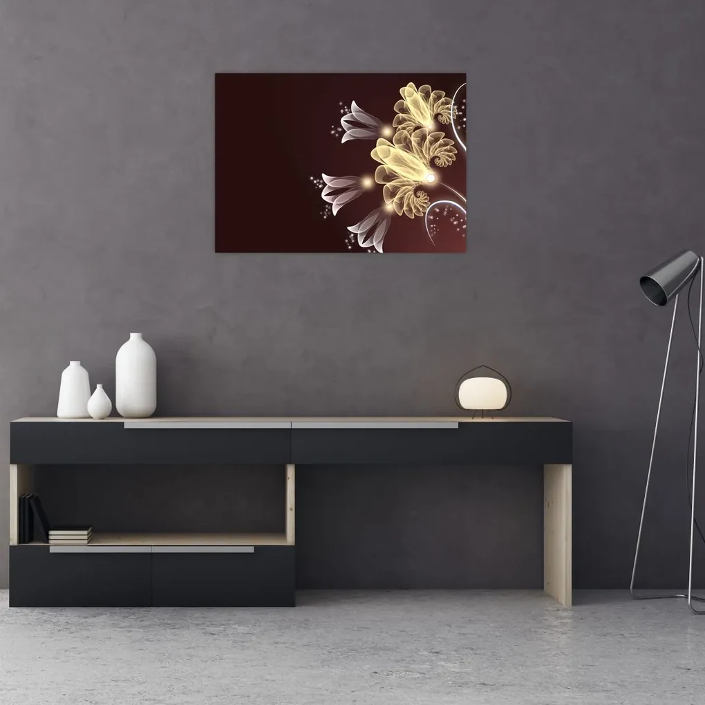 Obraz - Žiarivé kvety (70x50 cm)