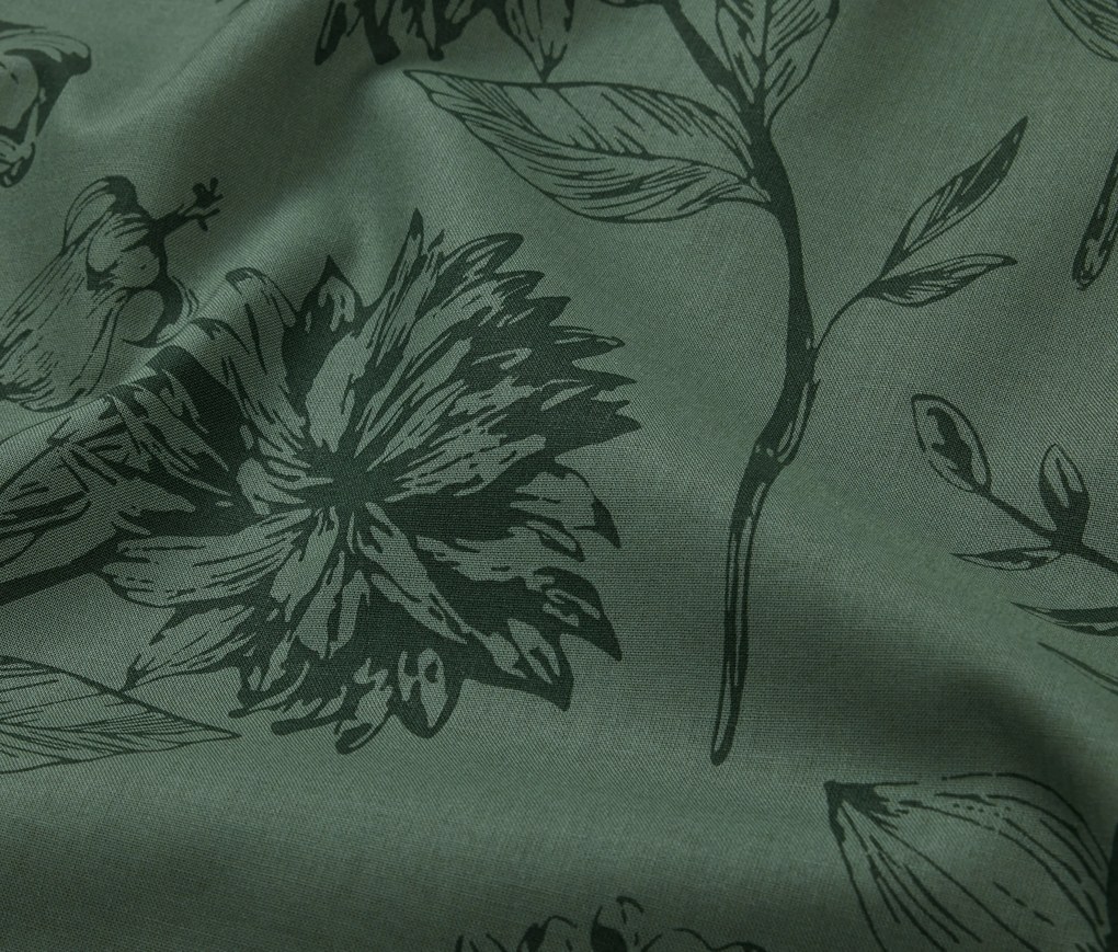 Posteľná bielizeň renforcé, štandardná veľkosť, zelená