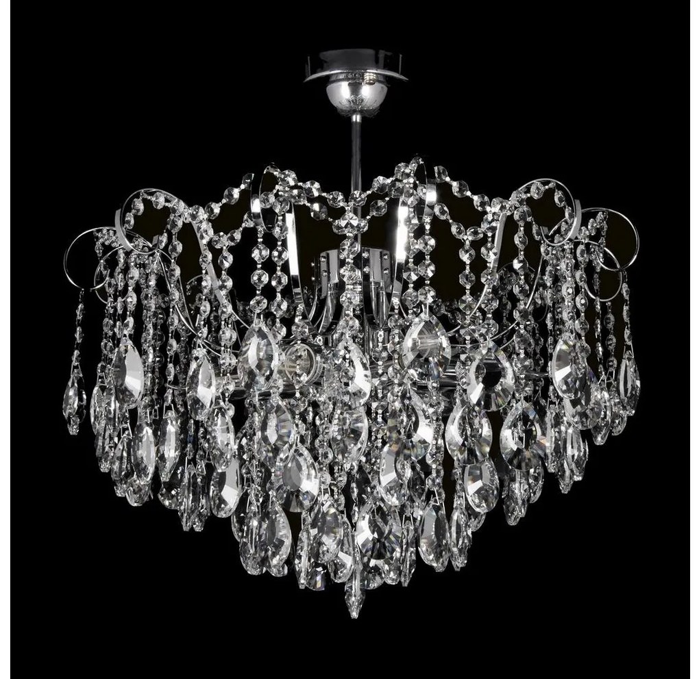 Krištáľový luster na tyči 6xE27/60W/230V