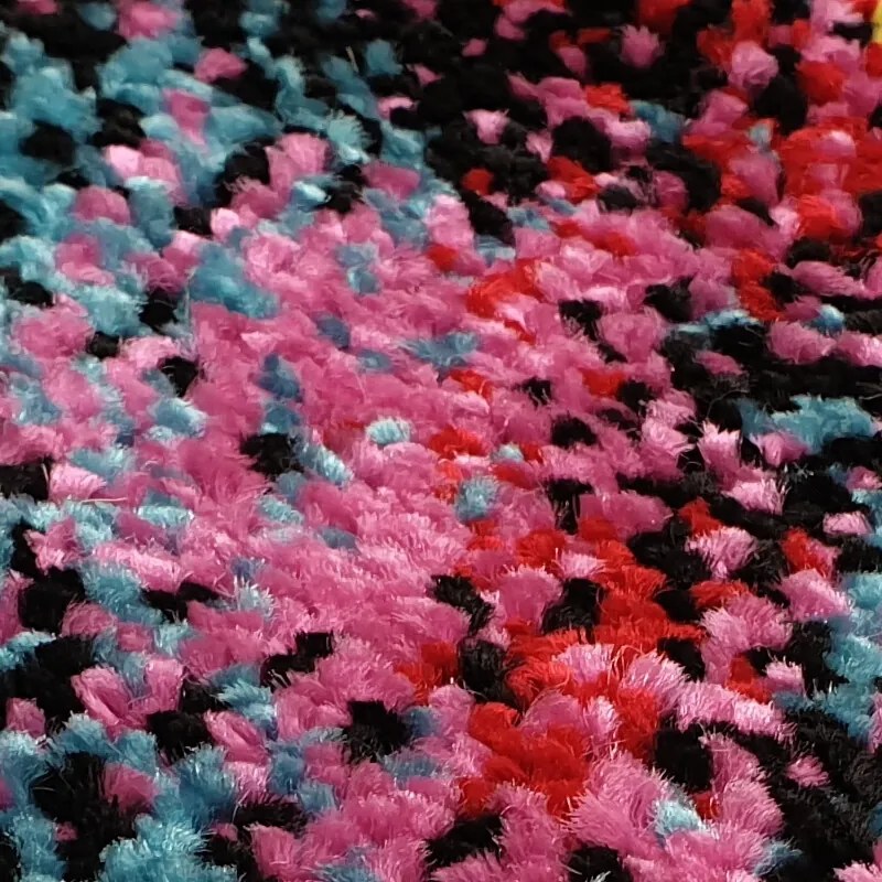 Medipa (Merinos), Kusový koberec Fantasy 559-13 Blue/white kruh, 120x120 (priemer) kruh, viacfarebná