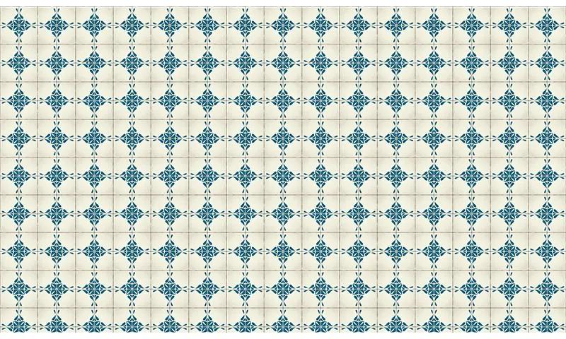 VLADILA  Vintage Blue Tiles - tapeta
