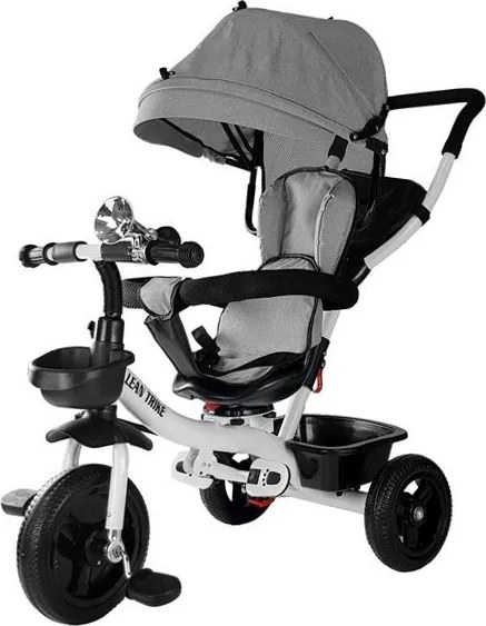 LEAN Toys Trojkolka PRO300 sivá