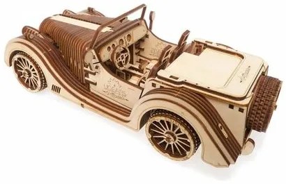 Ugears 3D drevené mechanické puzzle VM-01 Auto (roadster)