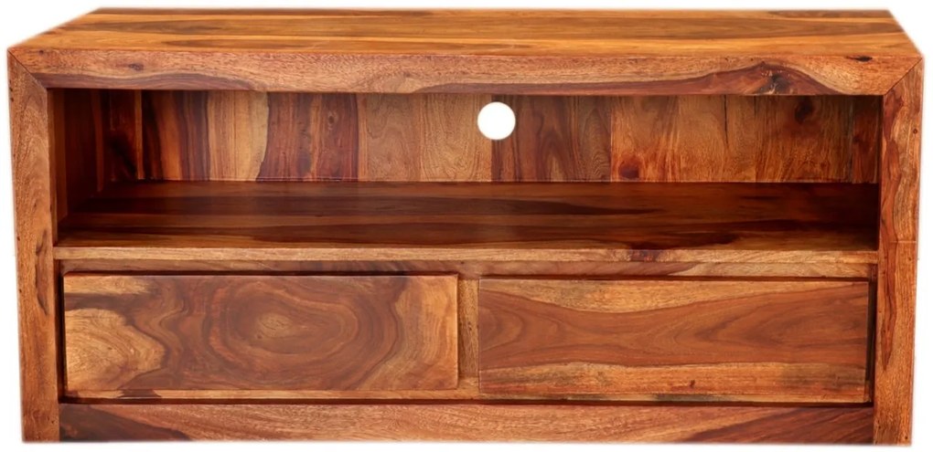 furniture-nabytek.cz - TV stolík drevený z masívu palisander 120x50x45