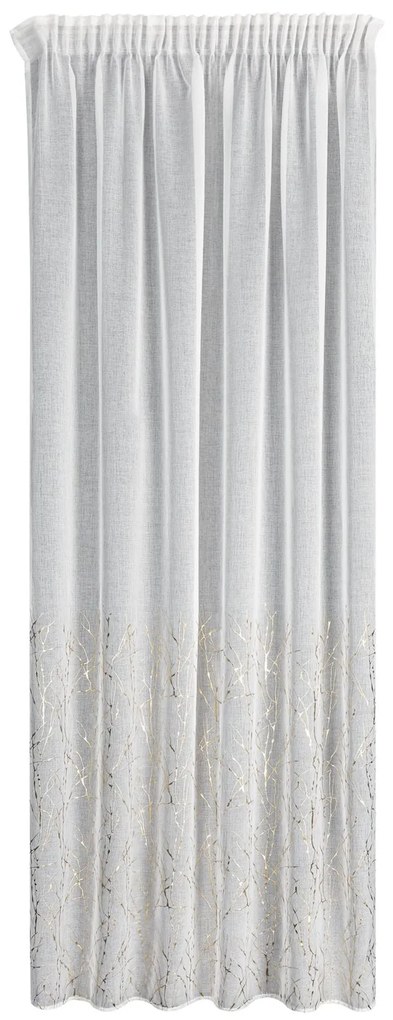 ZÁCLONA NA PÁSKE MELIA 140X270 CM VZOROVANÁ