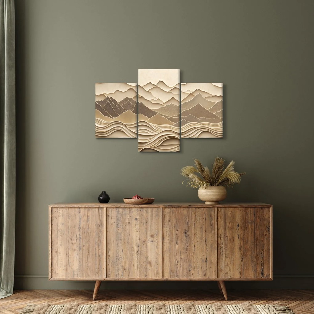 Obraz - 3D línia hôr (90x60 cm)
